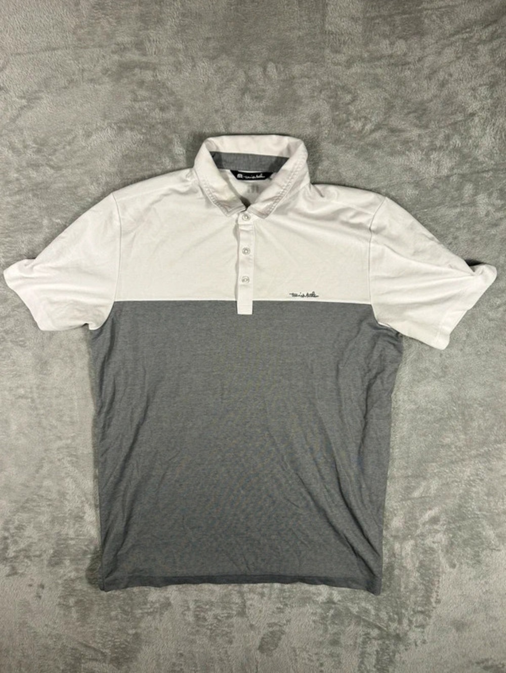 travisMathew colorblock polo size L